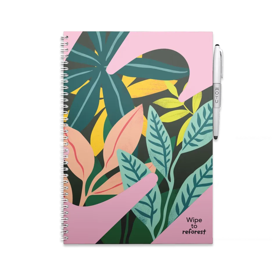 moyu-erasable-notebook-a4-love-garden-carnet-effa-able image 1