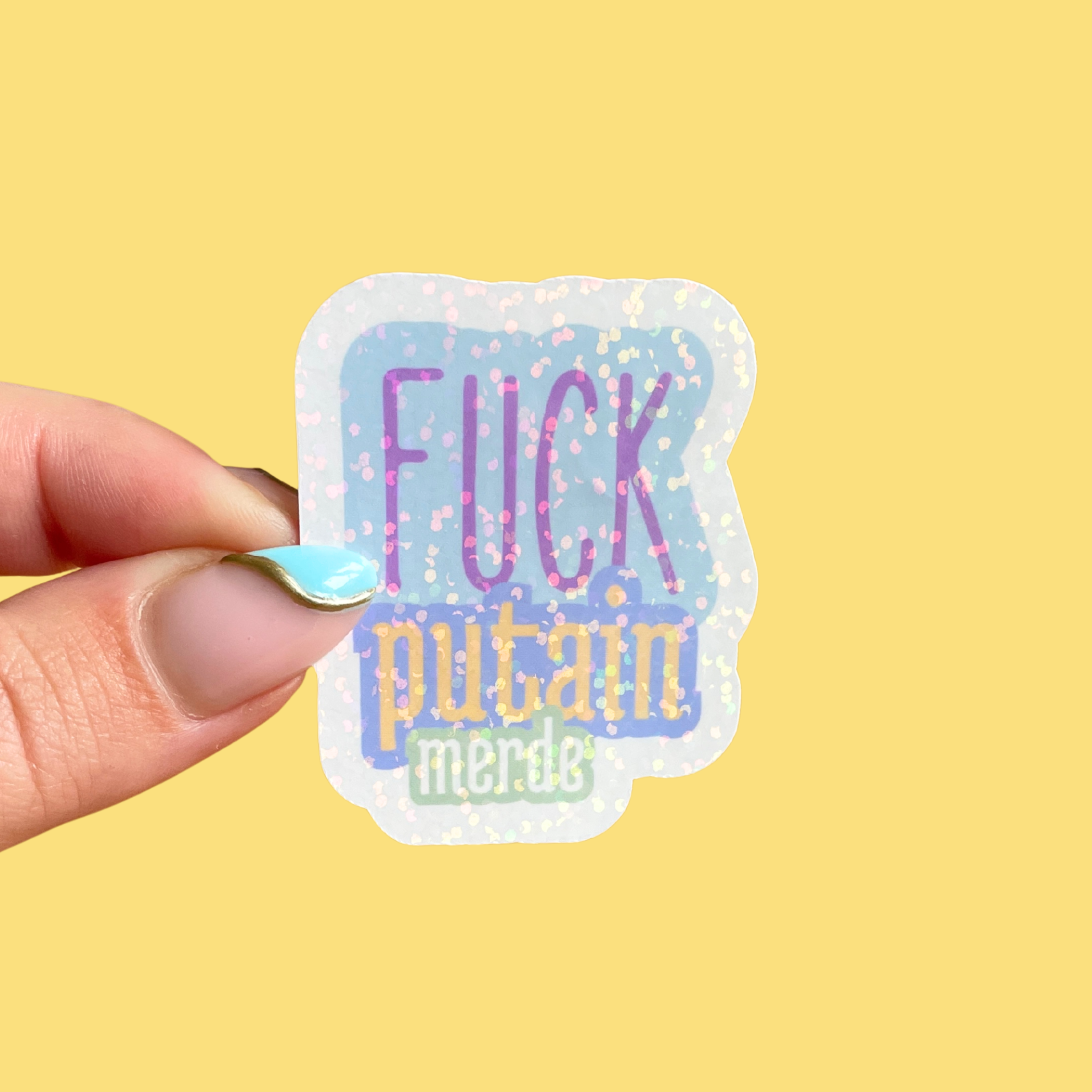 atelier-naholi-jolis-mots-sticker-humour-scintillant-4x5-cm image 1