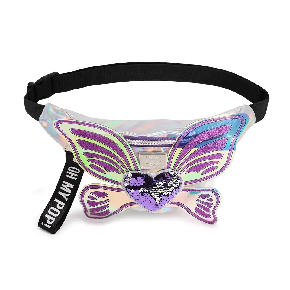 oh-my-pop-ailes-sac-banane-argent-16-5-x-23-cm-105-cm image 1