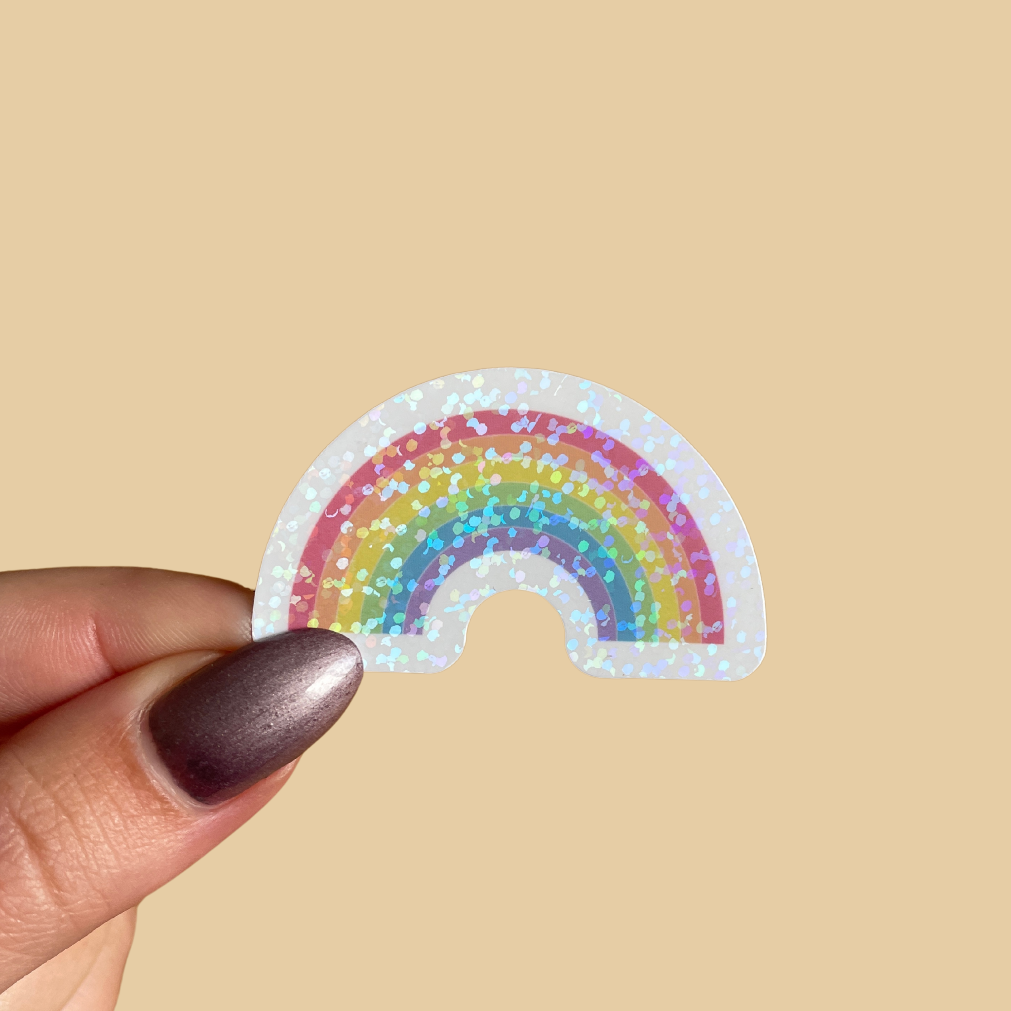 atelier-naholi-sticker-arc-en-ciel-holo-brillant-5-10-cm image 2