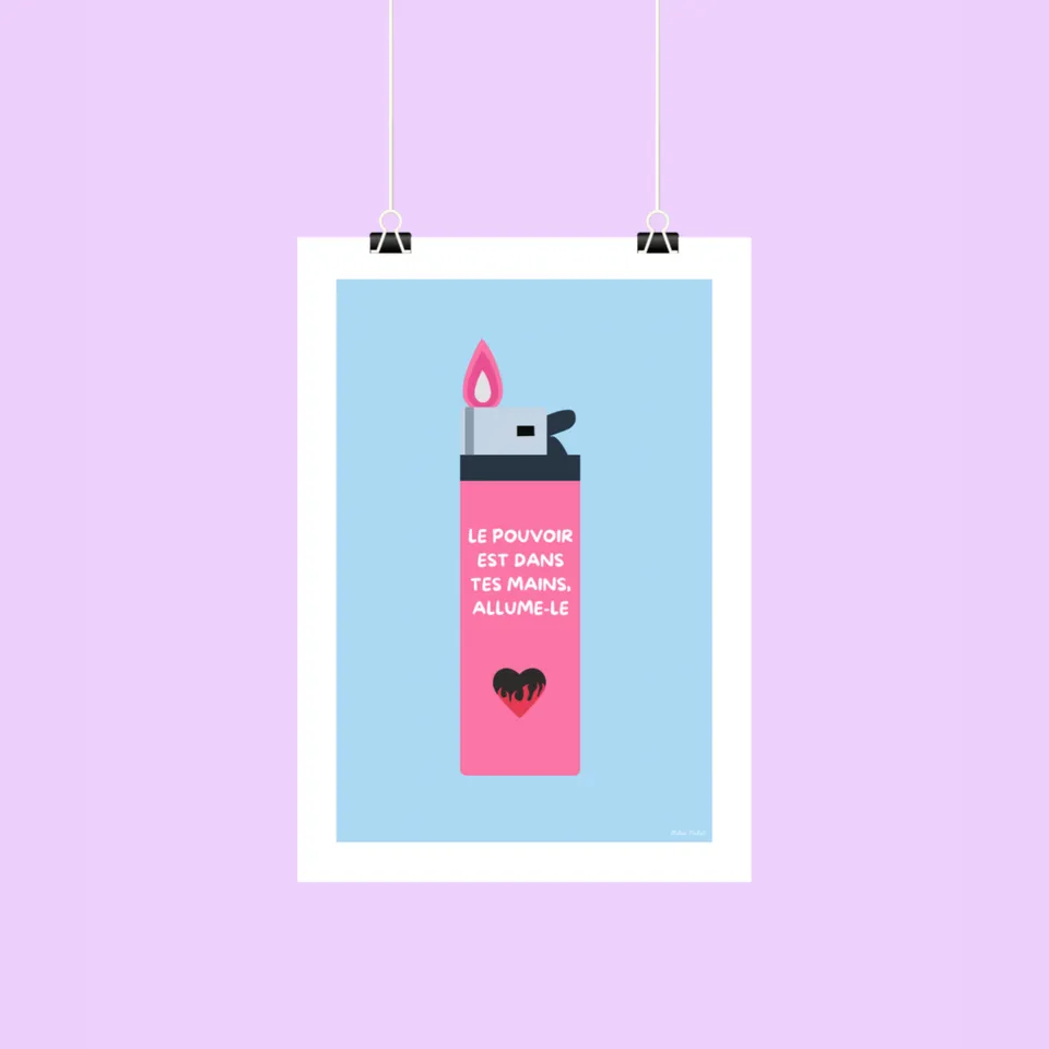 atelier-naholi-briquet-affiche-pouvoir-f-minin-a4-a5 image 1