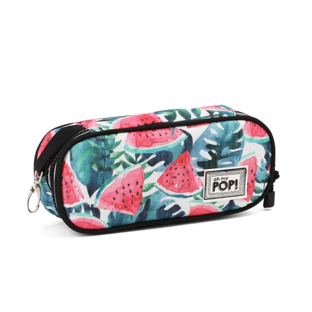 oh-my-pop-watermelon-trousse-crayons-rouge-past-que image 1