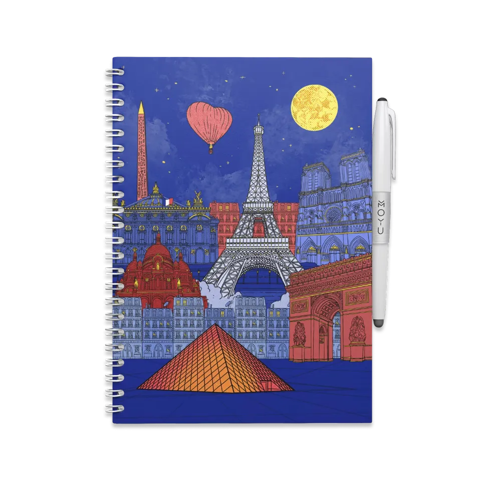 moyu-erasable-notebooks-a5-carnet-effa-able-paris-dition image 1