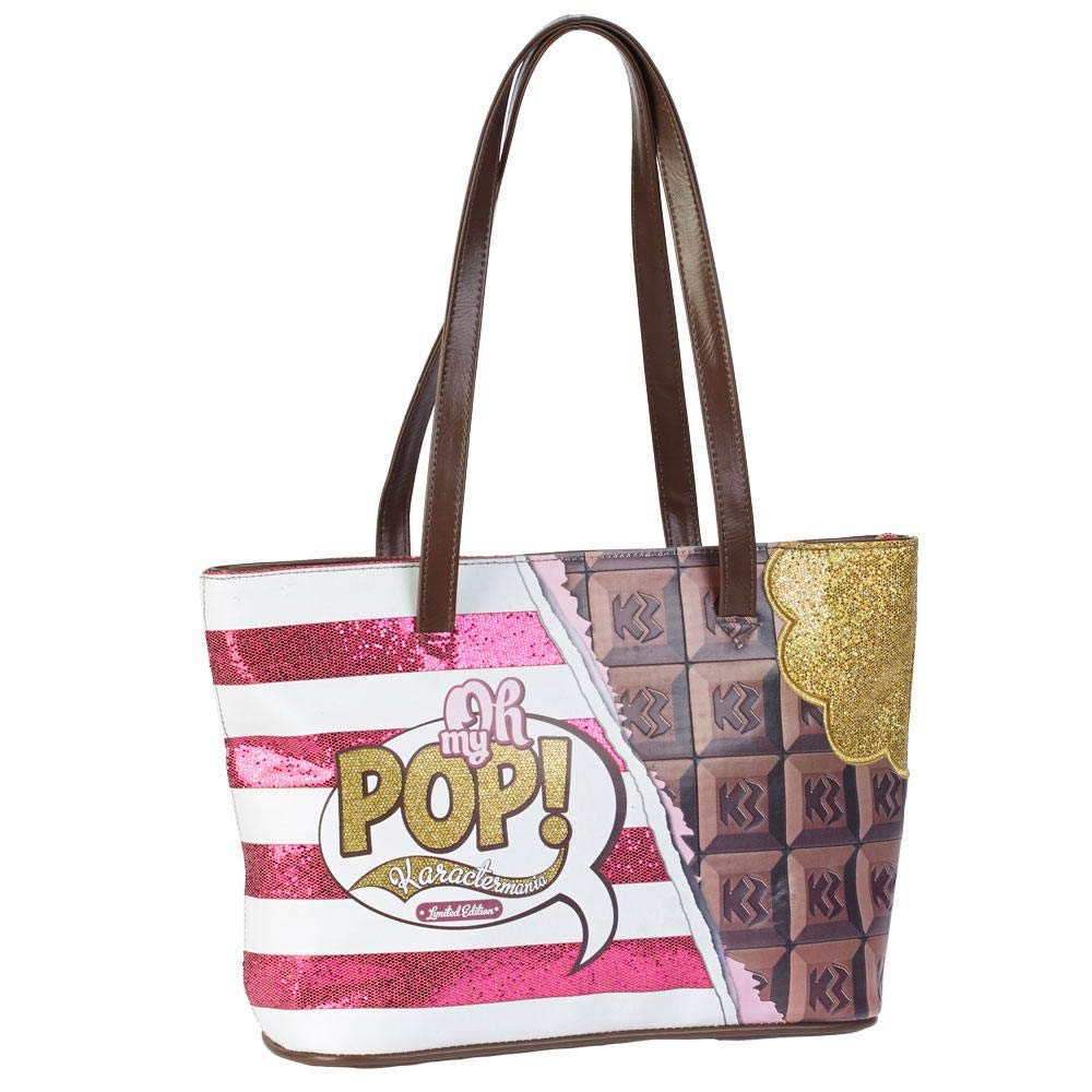 oh-my-pop-chocolat-tote-bag-rose-43-cm image 1