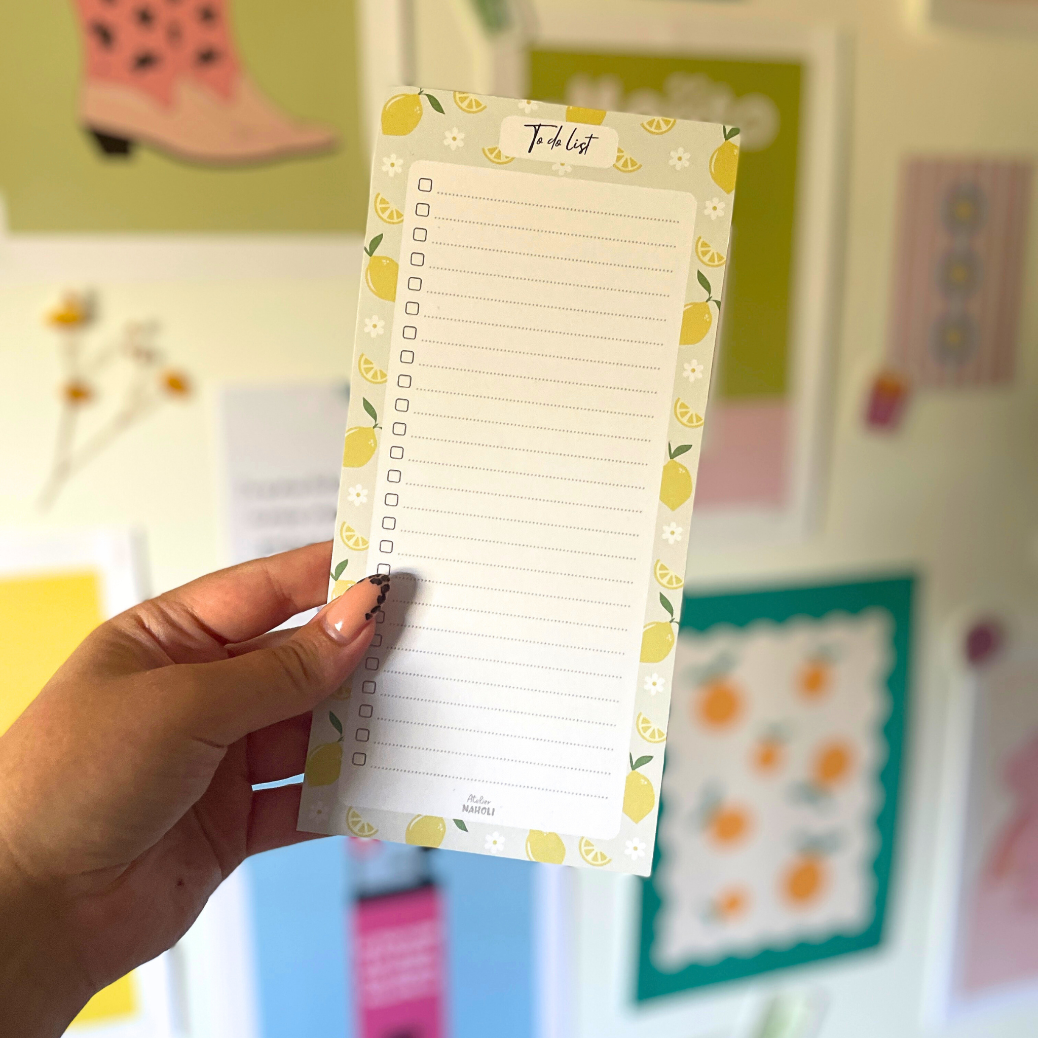 atelier-naholi-bloc-notes-to-do-list-magn-tique-citron-10-x-21-cm image 2
