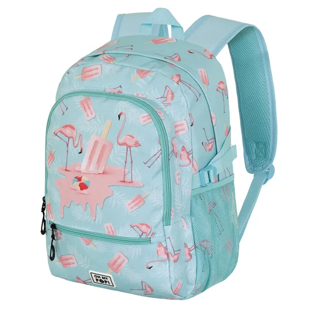 oh-my-pop-ice-flamingo-fight-fan-2-2-sac-dos-turquoise-24-l image 1