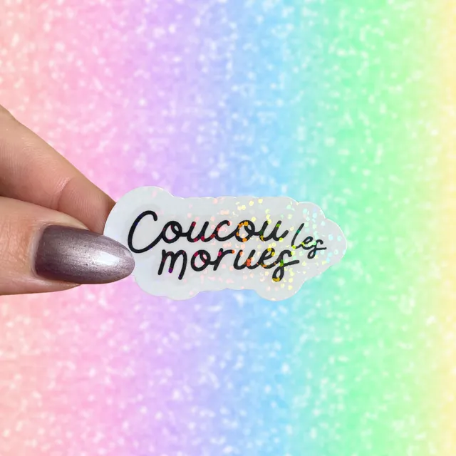 atelier-naholi-stickers-l-unit-coucou-les-morues-holographique image 1