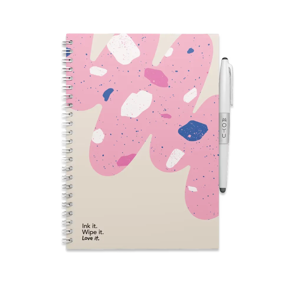 moyu-erasable-flamingo-desert-a5-carnet-effa-able image 1