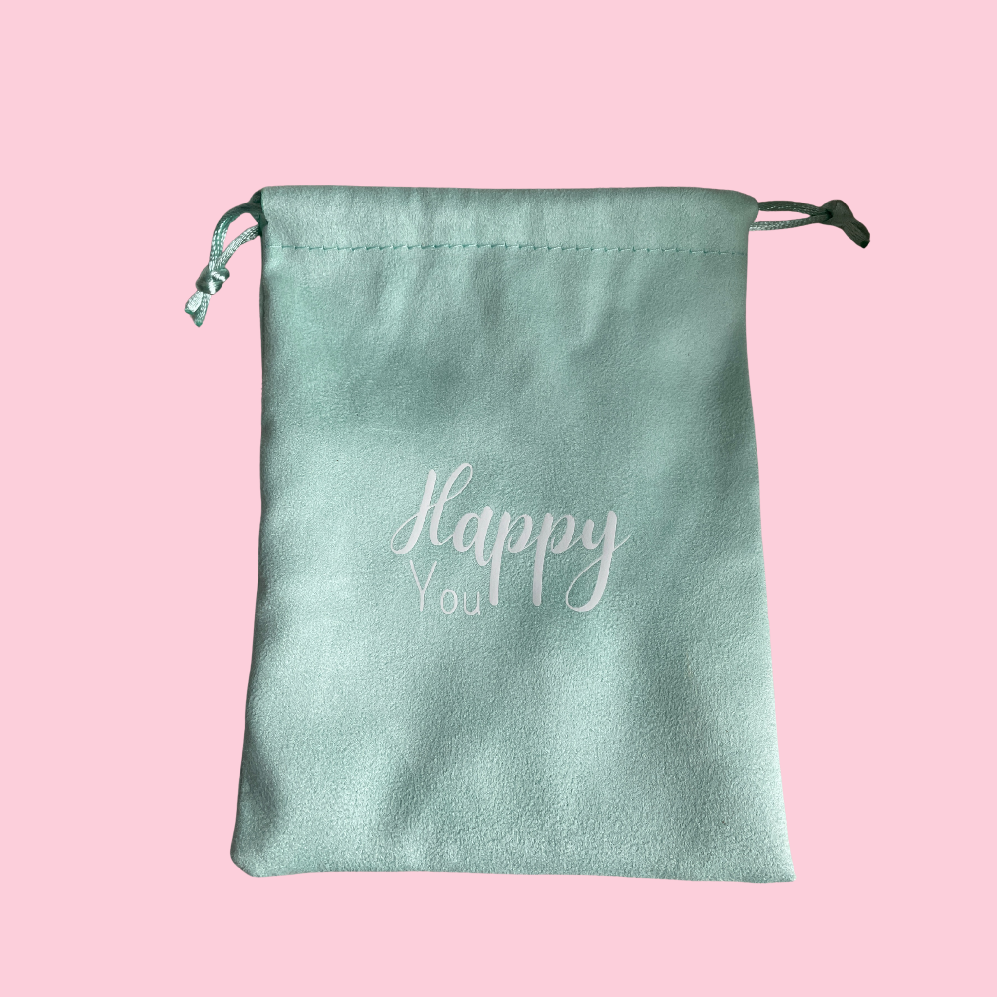atelier-naholi-pochon-cadeau-happy-you-velours-vert-d-eau-12x16-cm image 2
