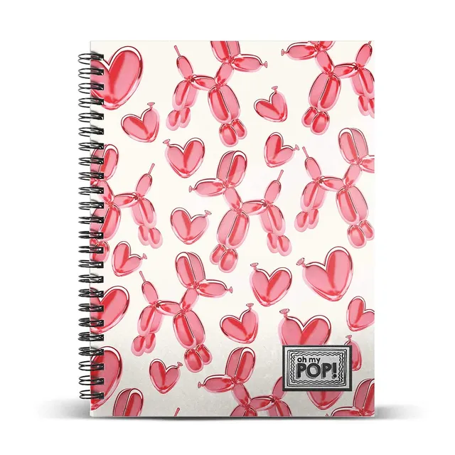 oh-my-pop-globoniche-cahier-a4-spirale-120-feuilles image 1