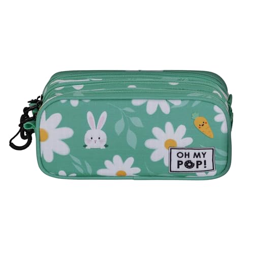 oh-my-pop-blooming-trousse-trick-fan-2-2-turquoise-3-poches image 5
