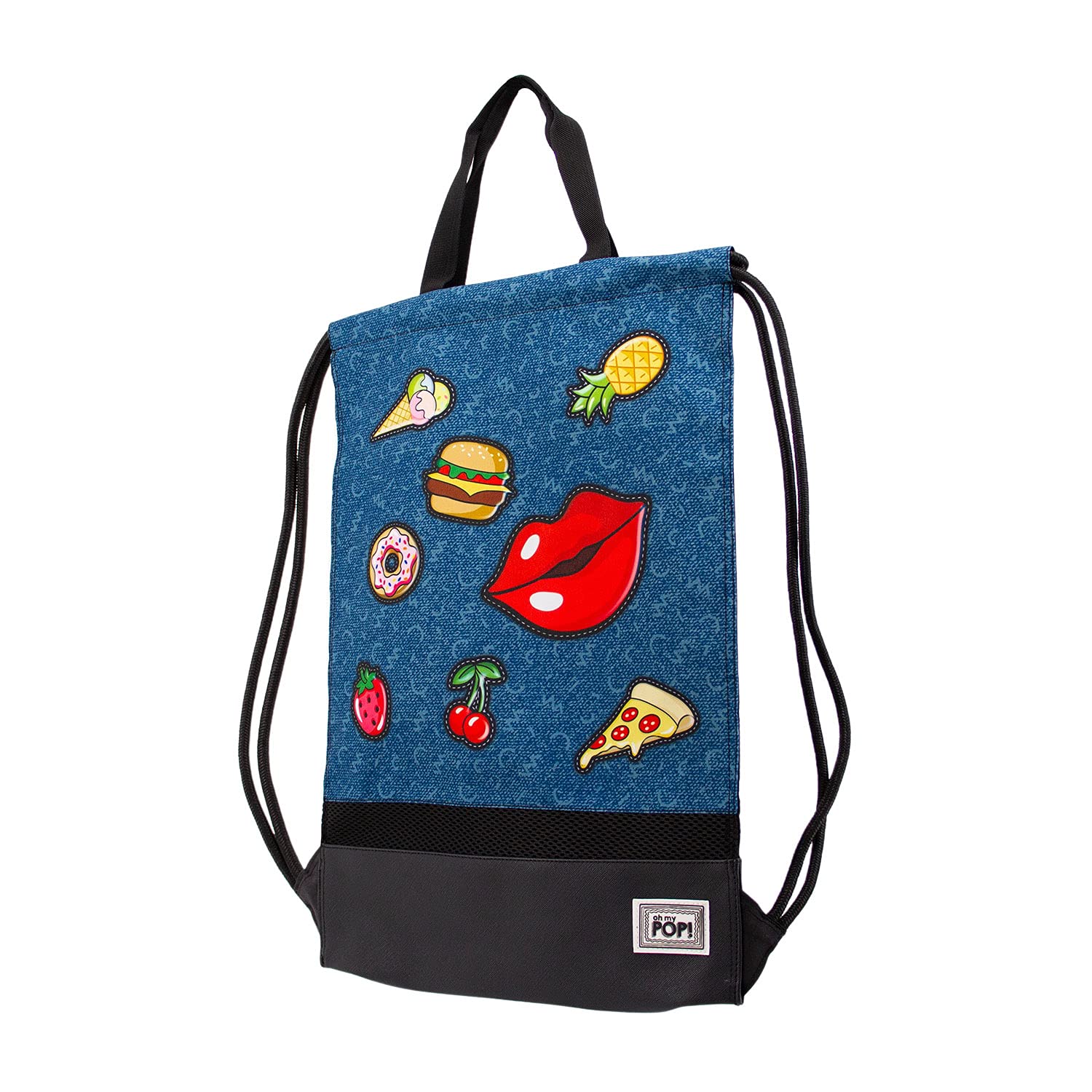 oh-my-pop-patches-sac-cordon-storm-bleu-fonc image 5