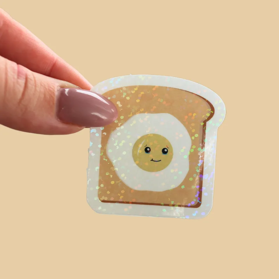 atelier-naholi-toast-mignon-sticker-holographique-4-8-cm image 1