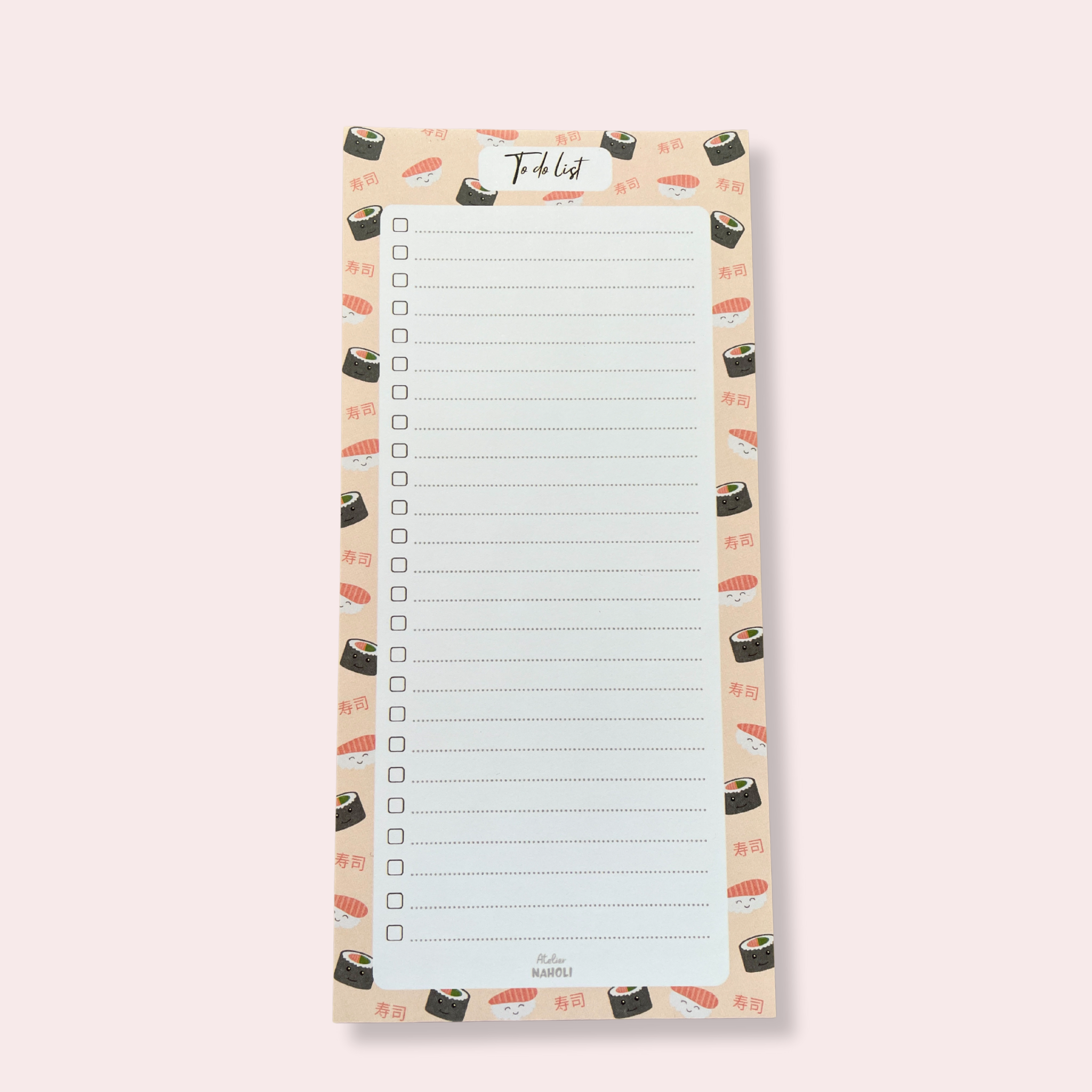 atelier-naholi-bloc-notes-to-do-list-sushi-imparfait-10x21-cm image 1