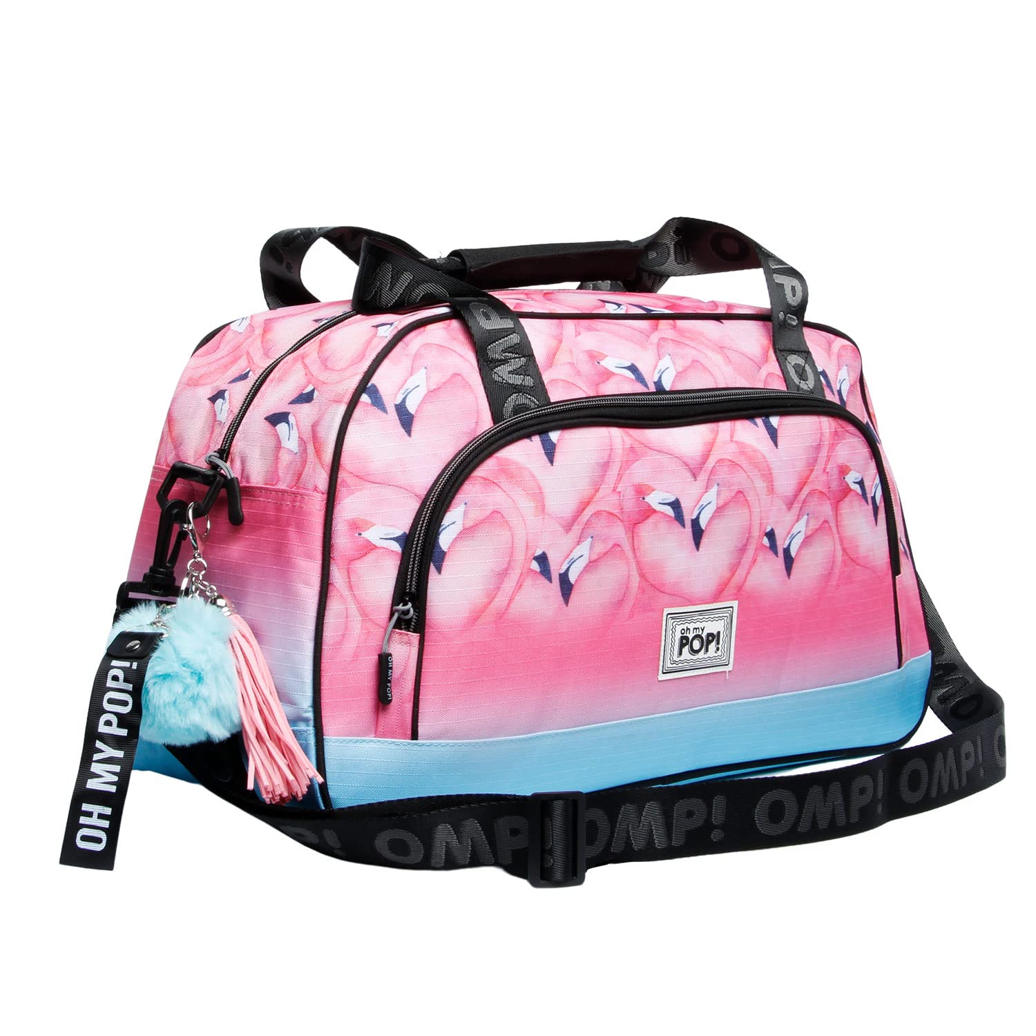 oh-my-pop-flaming-sac-de-sport-pocket-poche-zipp-e image 1