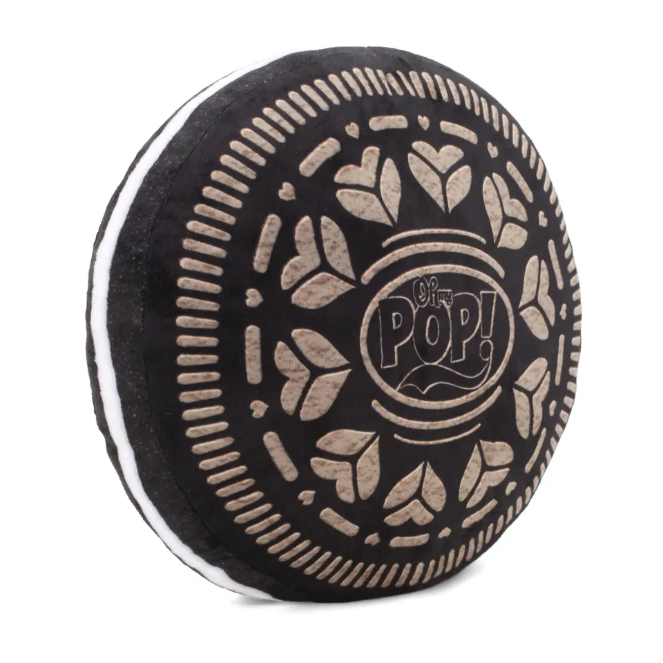 oh-my-pop-black-cookie-coussin-grande-marron-doux-34-cm image 1