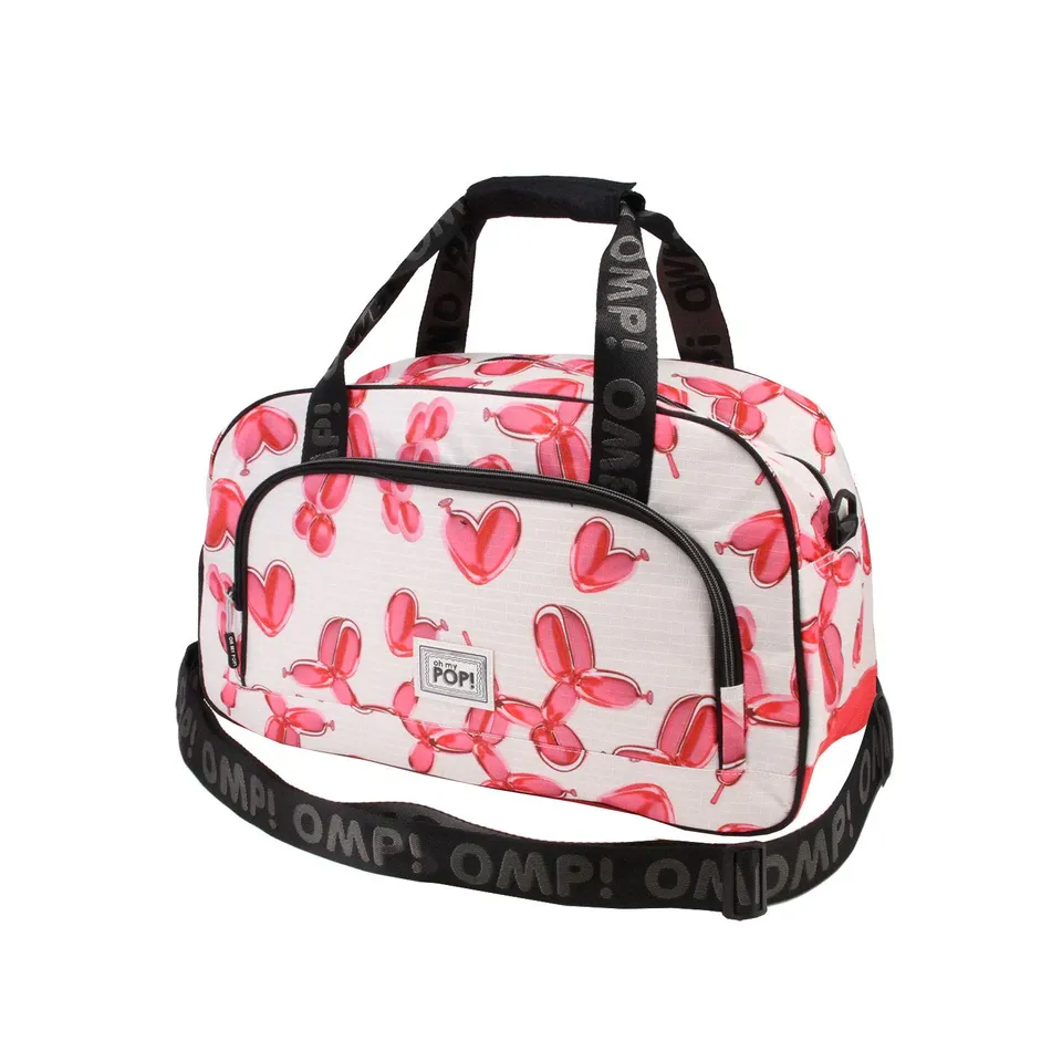 oh-my-pop-globoniche-sac-de-sport-rouge-pocket image 1