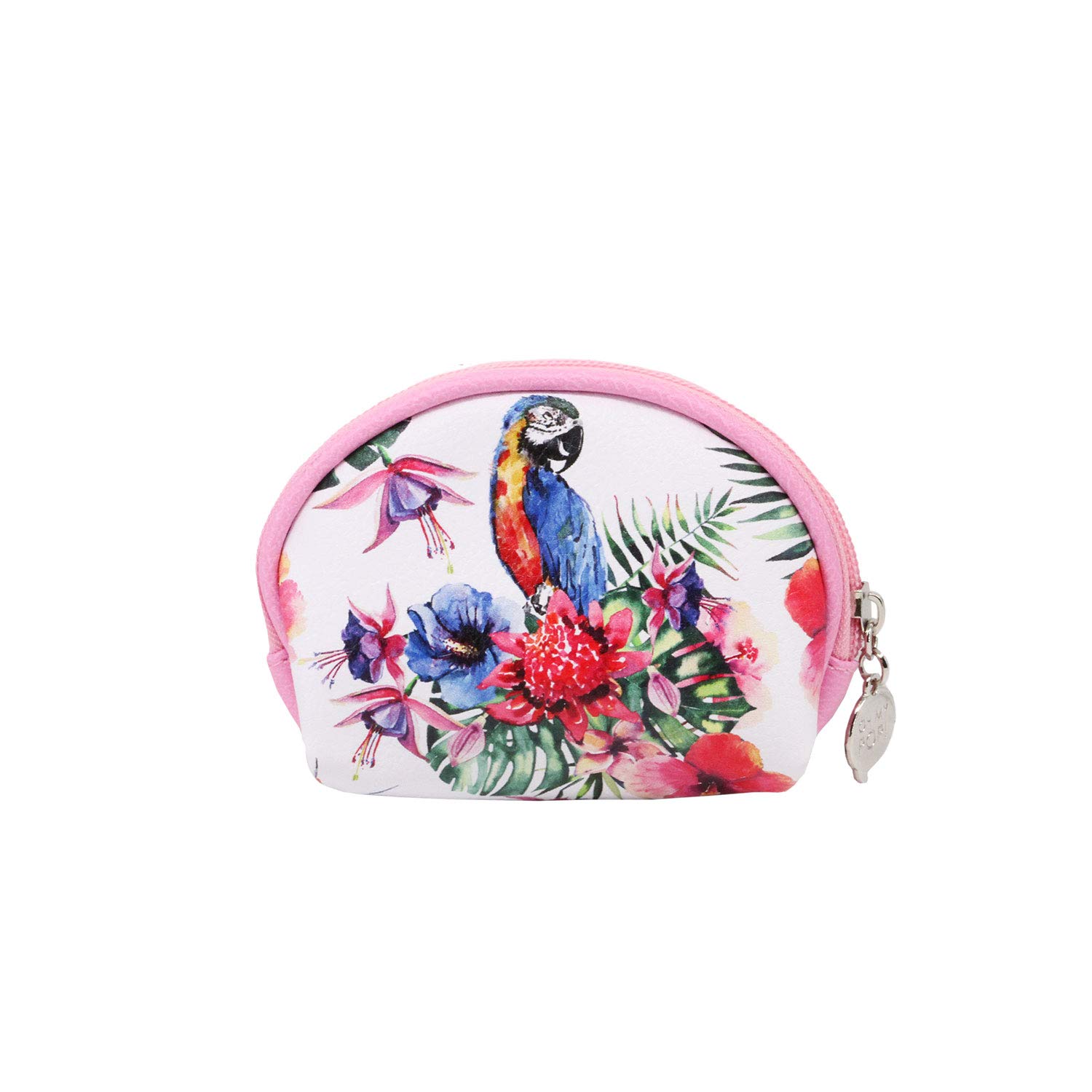 oh-my-pop-perroquet-porte-monnaie-ovale-blanc-9-x-11-5-cm image 3