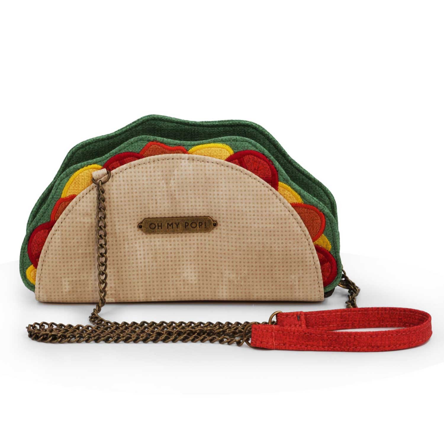 oh-my-pop-tacos-sac-bandouli-re-beige-22-cm-cha-ne image 3