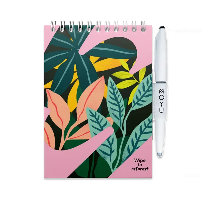 moyu-erasable-notepad-a6-bloc-effa-able-love-garden image 1