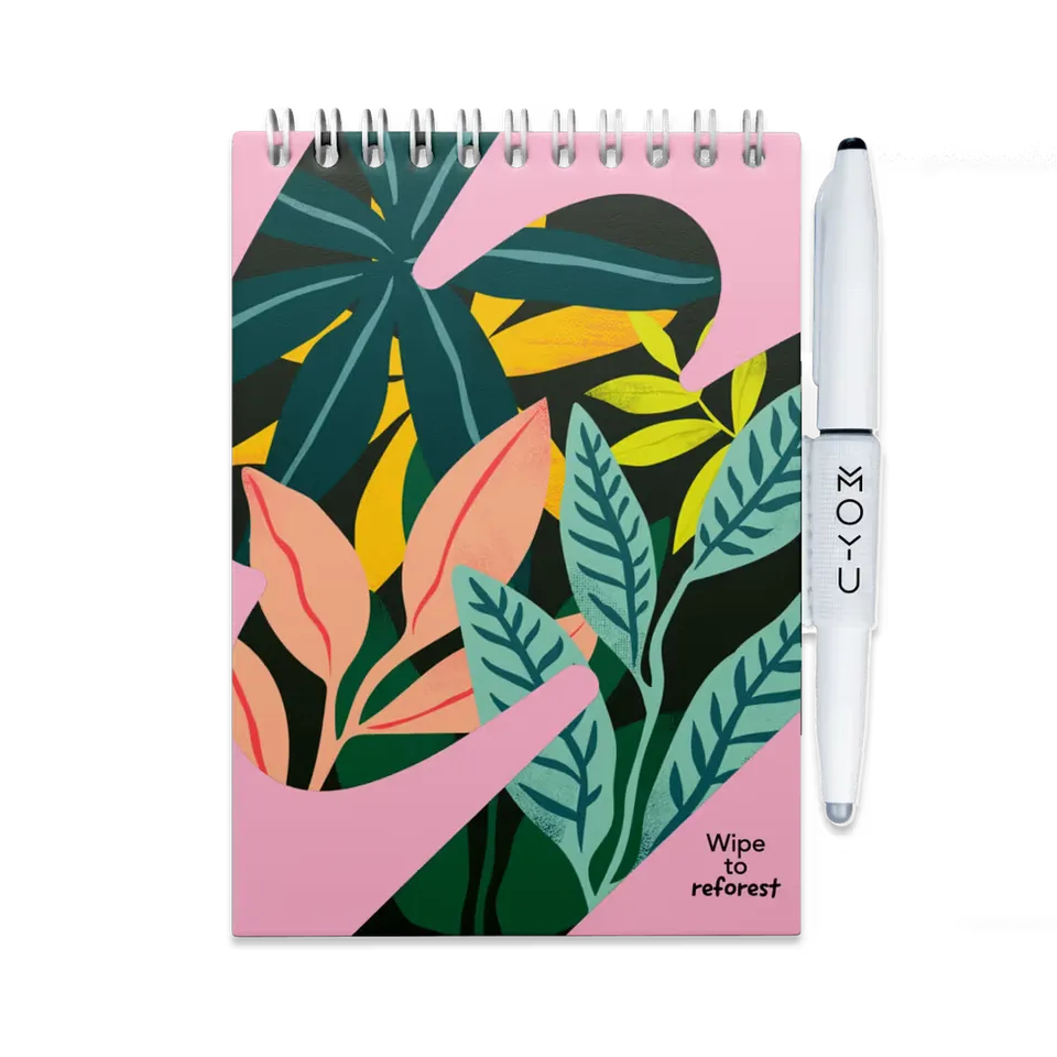moyu-erasable-notepad-a6-bloc-effa-able-love-garden image 1