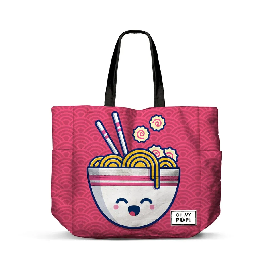 oh-my-pop-yaki-fan-horizontal-sac-shopping-rose image 1