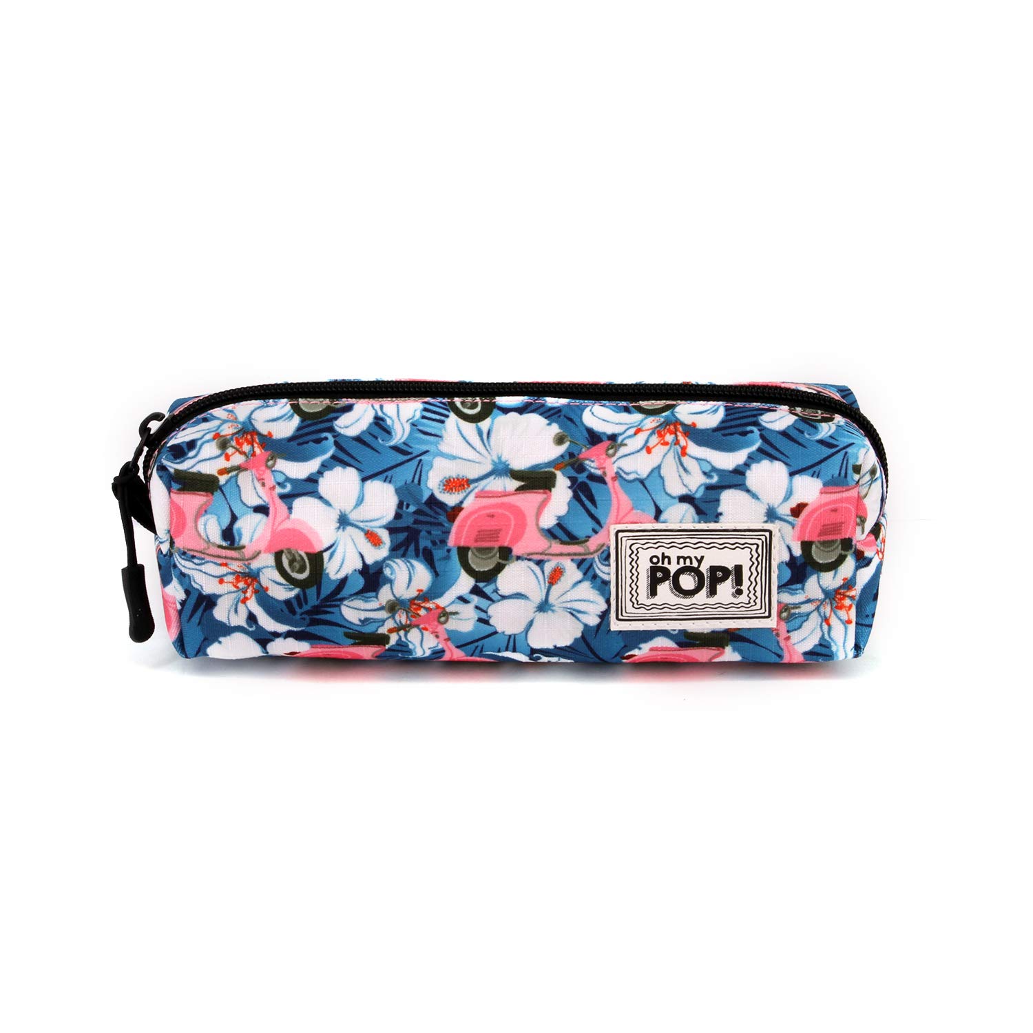 oh-my-pop-pink-scooter-trousse-carr-e-bleue-21-cm image 2