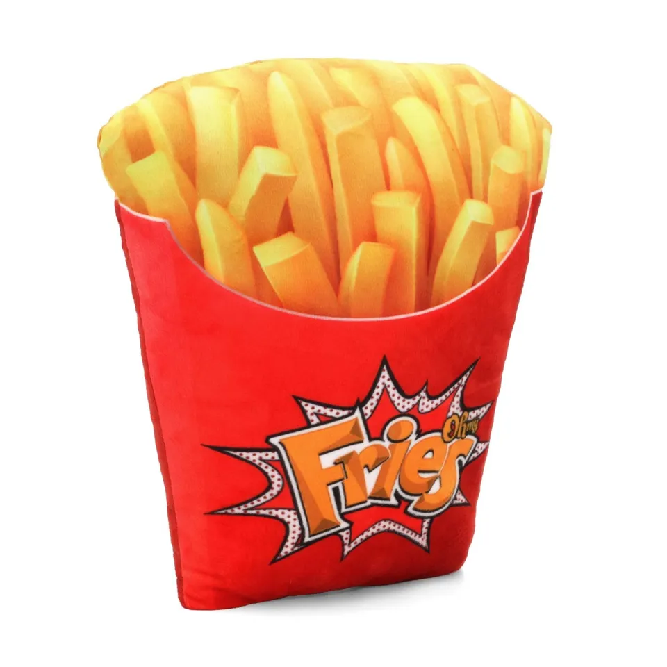 oh-my-pop-fries-coussin-d-coratif-rouge-33-cm image 1