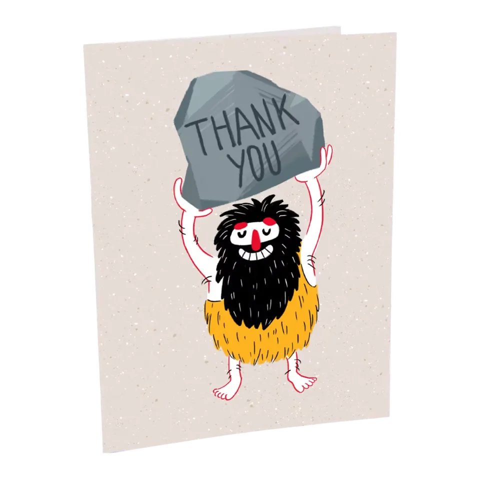 moyu-caveman-carte-remerciement-r-utilisable-papier-pierre image 1
